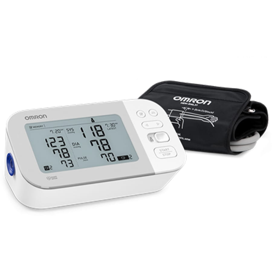 Omron BP5250 Silver Wireless Upper Arm Blood Pressure Monitor